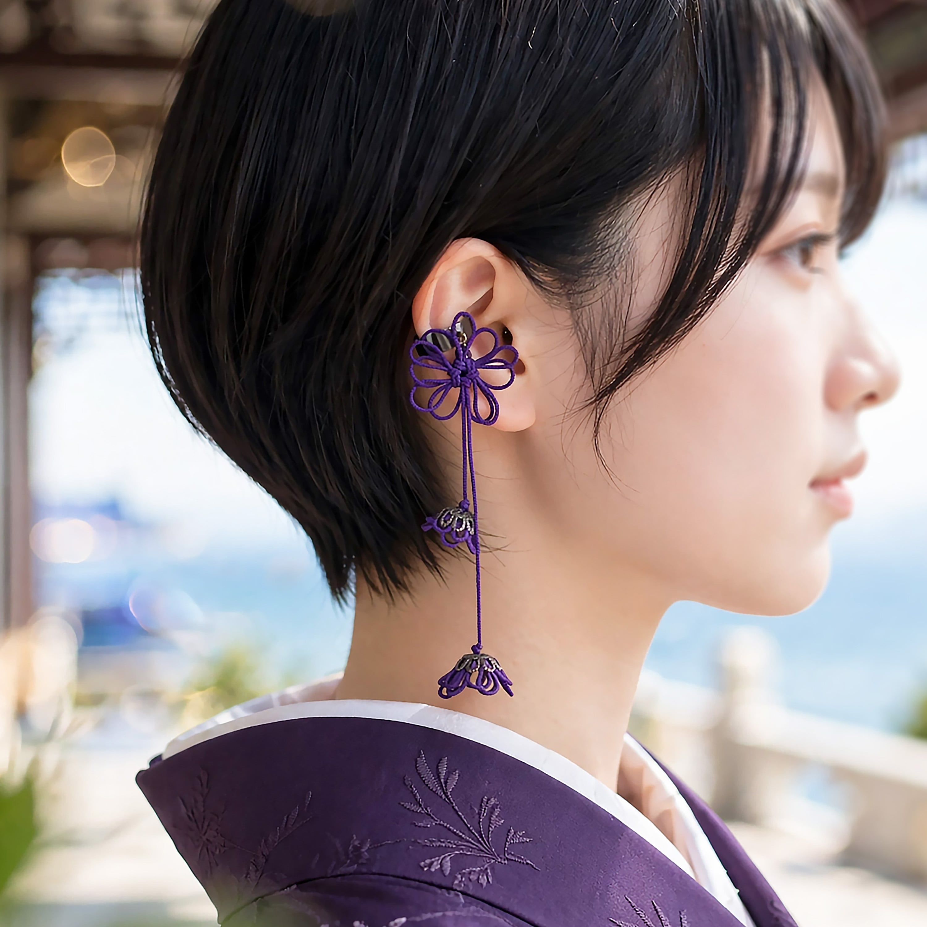 かたっぽイヤーカフ「時の色いろ・香」