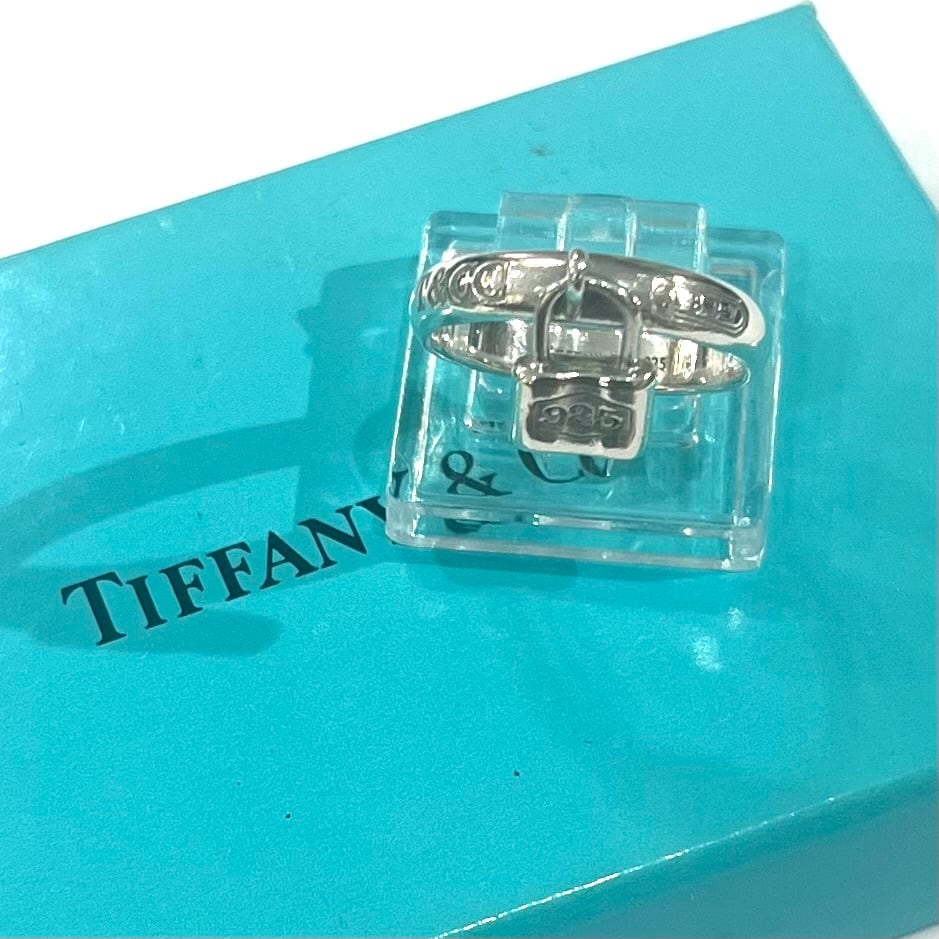 希少【TIFFANY&CO.】【12.5号】 2872 ティファニー カデナロック指輪