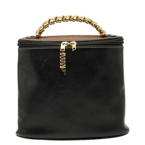 ロエベ ベラスケス バニティバッグ ハンドバッグ ブラック ブラウン レザー レディース LOEWE 【中古】