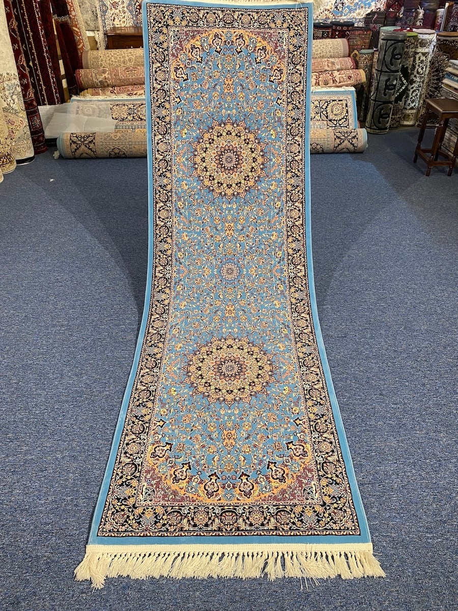 ペルシャ絨毯 81×260 新品未使用 カーペット ラグ Made in Iran