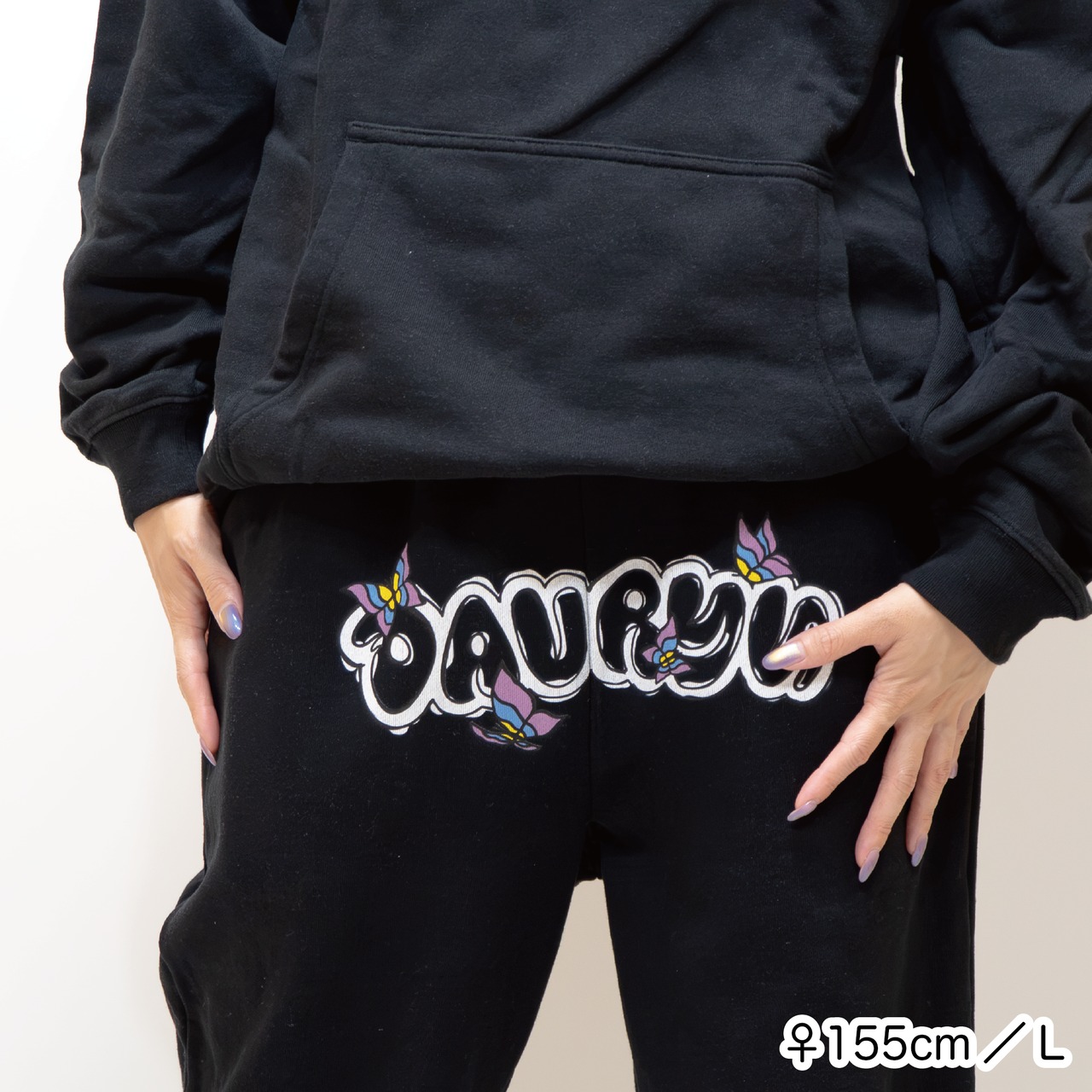 DAVRYU butterflight JOGGER [ブラック]