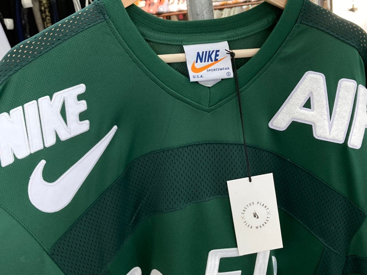 NIKE × CPFM SHORT SLEEVE OVERSIZED JERSEY GREEN SMALL DA2589-341 