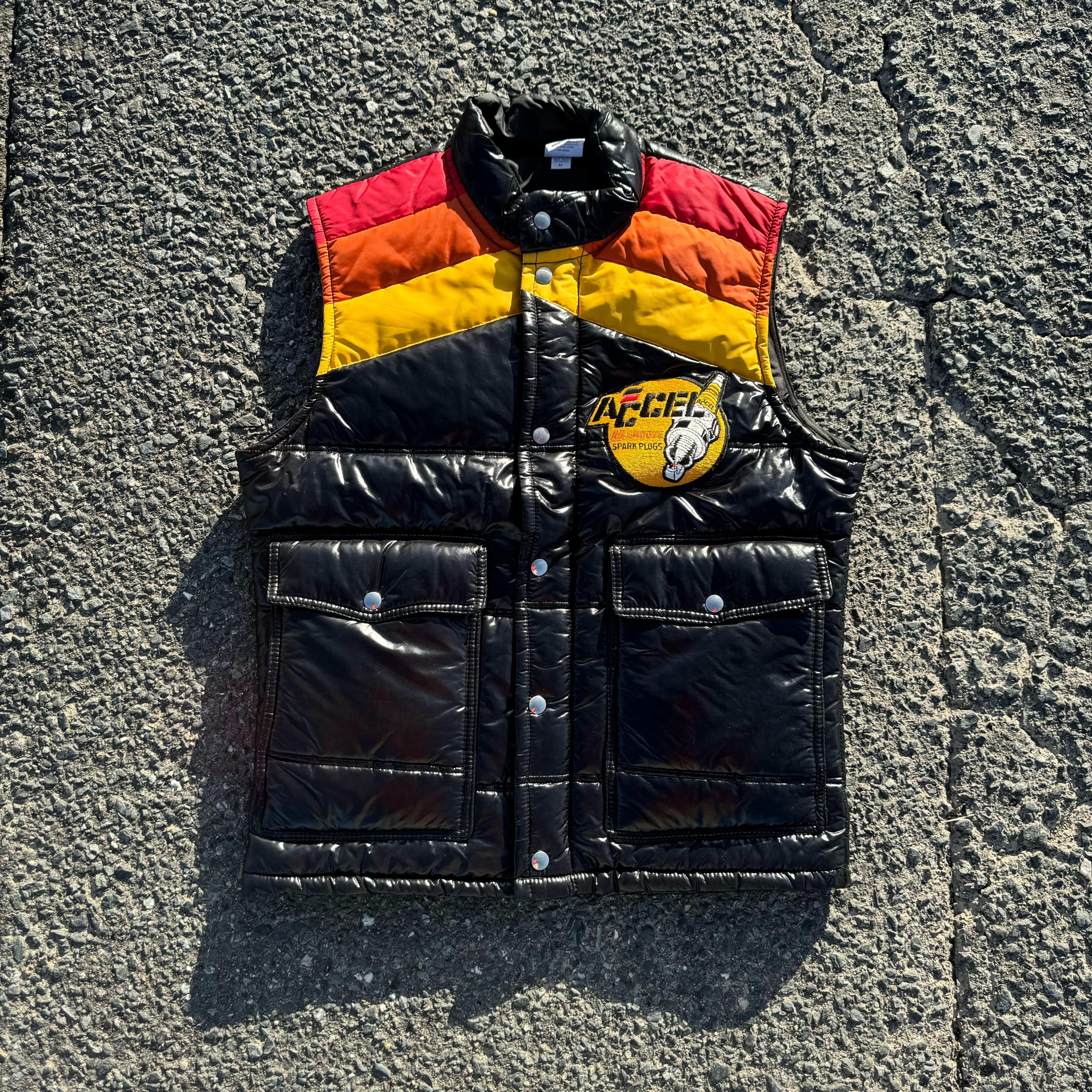 1970’s DEADSTOCK Vintage “Nippon Denso” Racing Puffer Vest