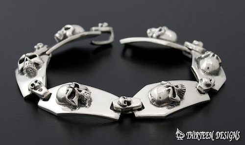 THIRTEENDESIGNS サーティーンデザインズ KB-CF1 SKULL ON COFFIN BRACELET