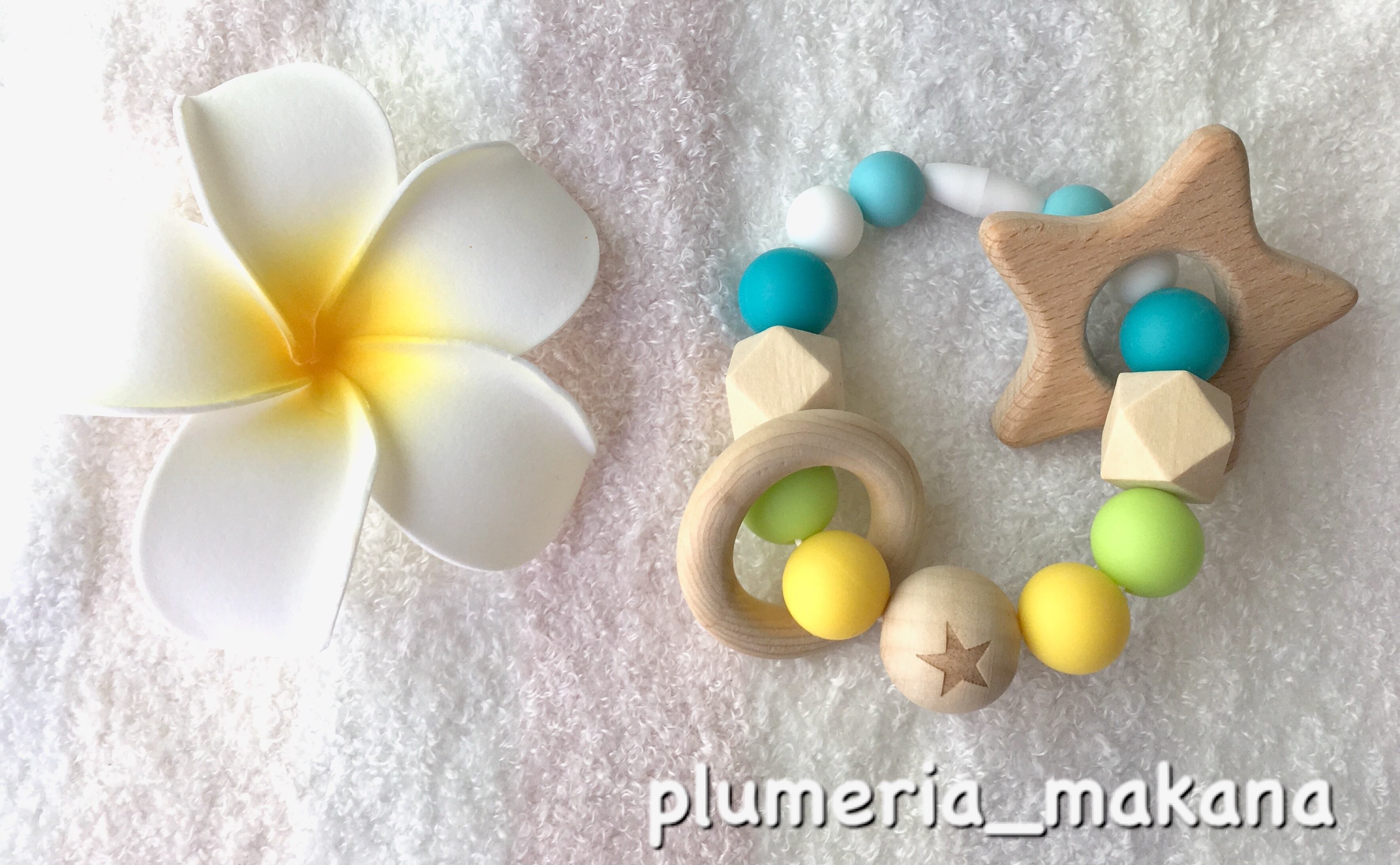 歯固めジュエリー♡抱っこ紐用 | *plumeria makana*