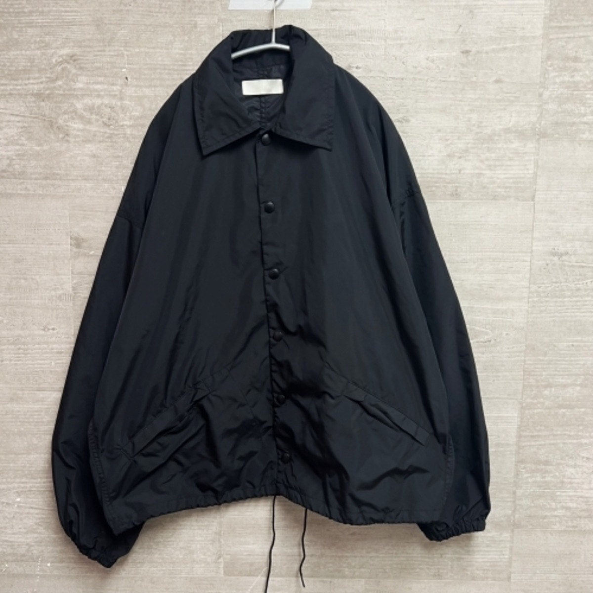 NEON SIGN ネオンサイン LOT00001 コーチジャケット ブラック size44 