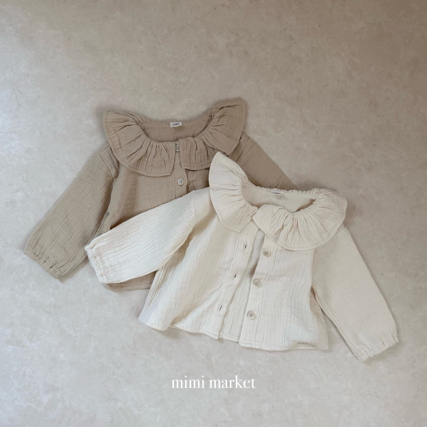 outback frill shirt【mimimarket】※9月中旬〜下旬発送予定