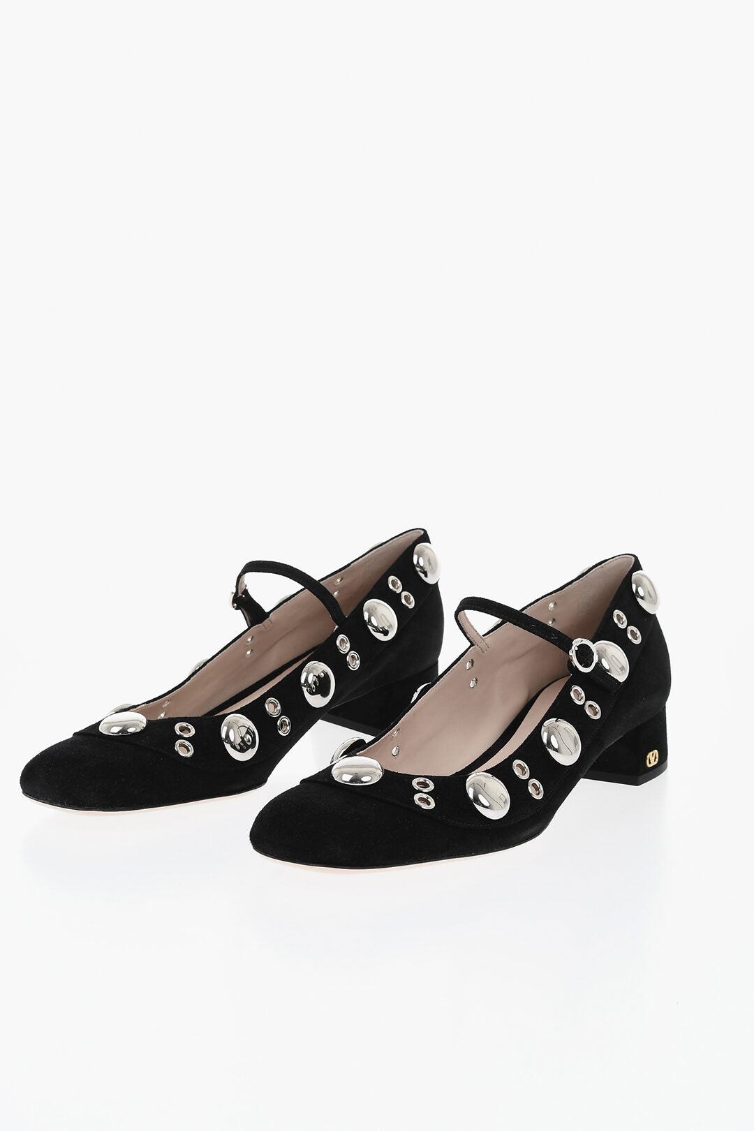 VALENTINO パンプス カーフレザー・スエード