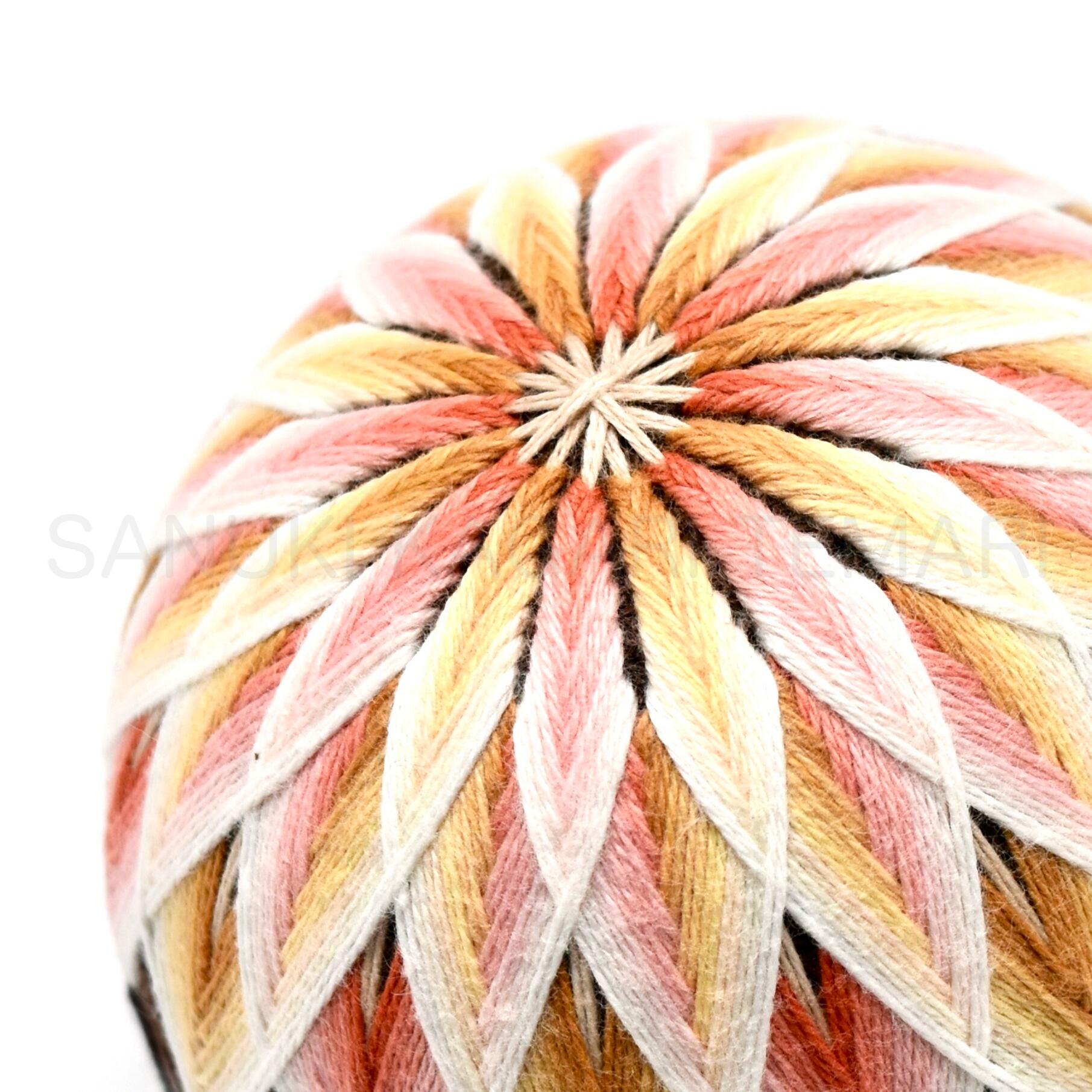 讃岐かがり手まり「十六菊かがり」_MA374-3810 | 讃岐かがり手まり