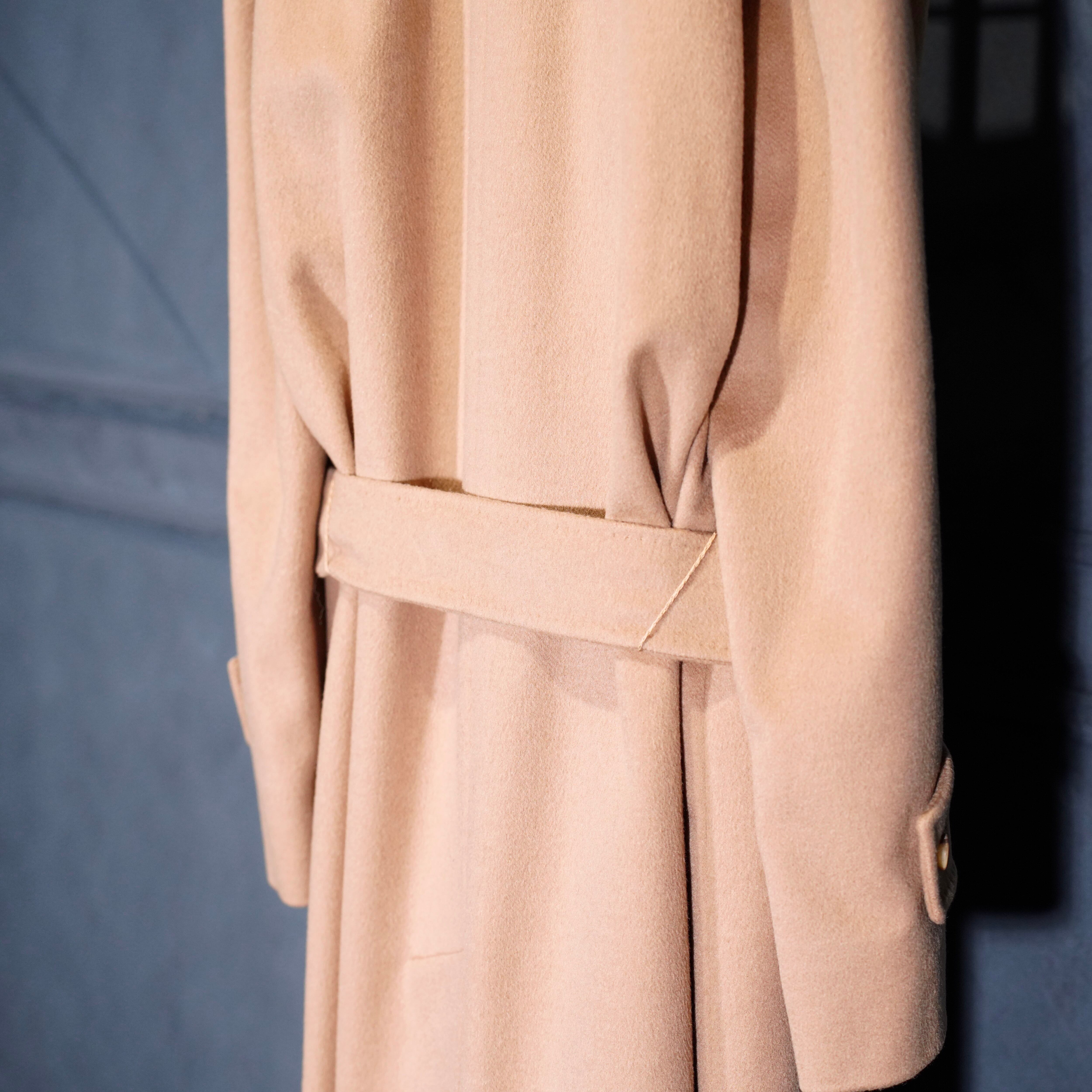 Aquascutum CASHMERE100% BELTED BALMACAAN COAT/アクアスキュータム