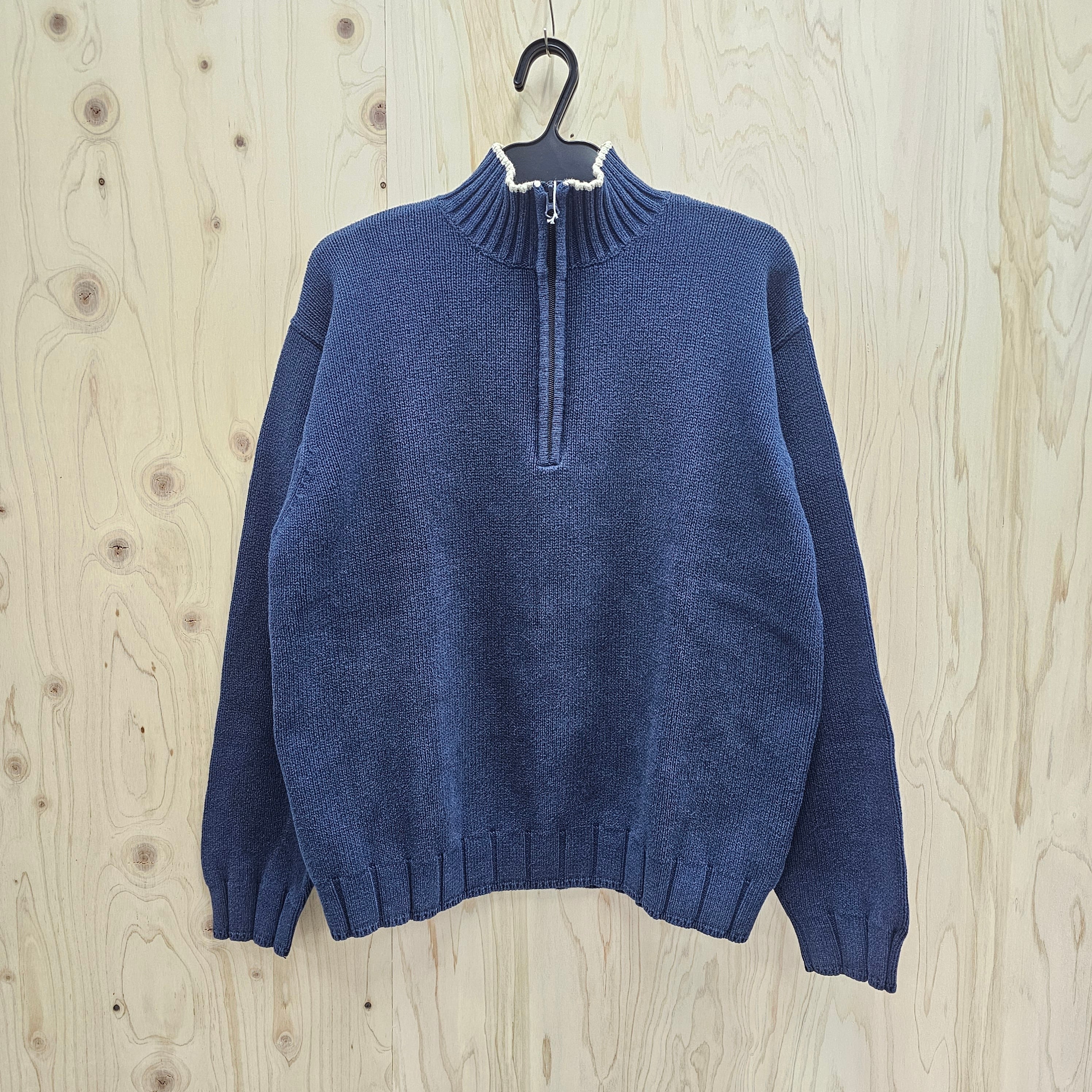 NAUTICA (アメリカ古着) 』コットンニットハーフジップ | KIRAKU