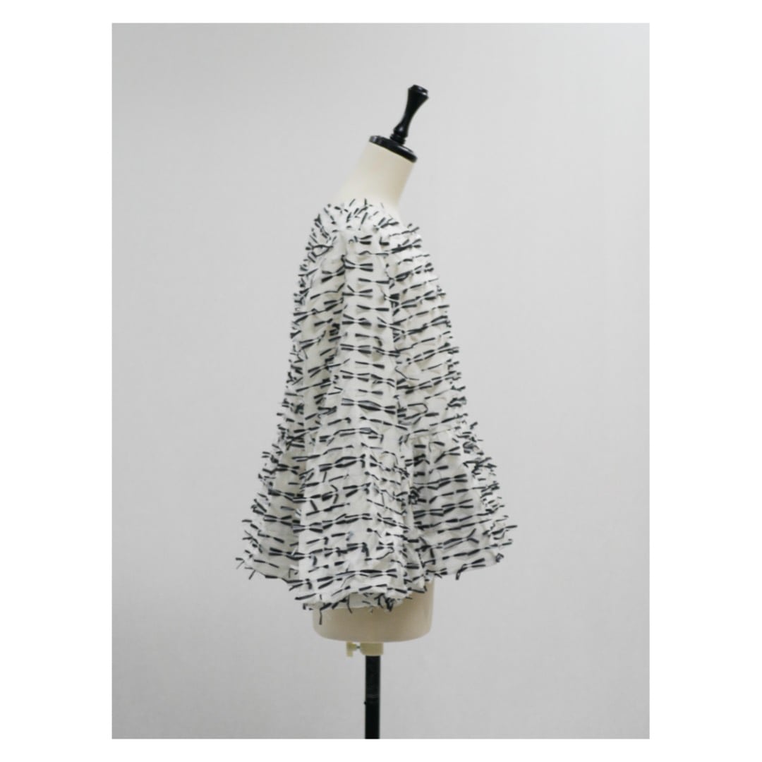 Ribbon design pearl button jacket | BéBéoD