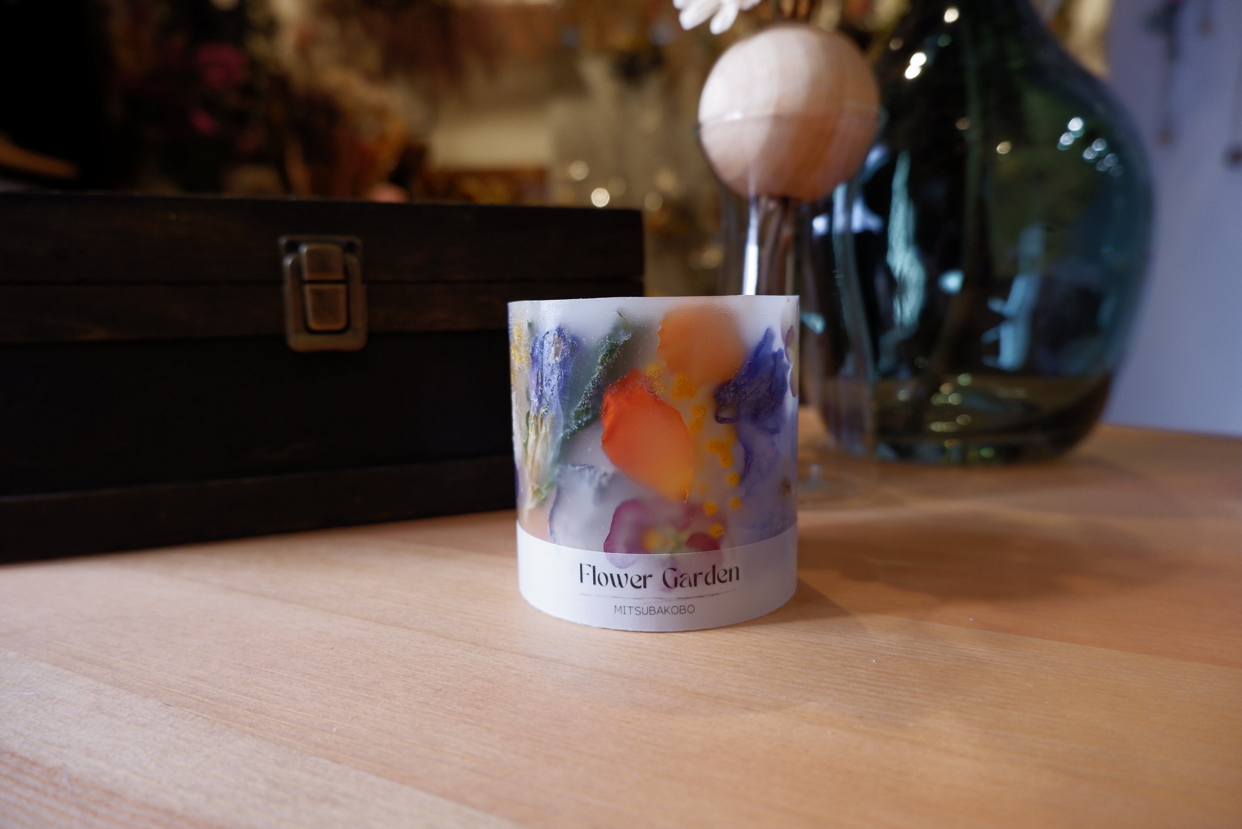 ランタン(ボタニカル）＆ルミナラバーチピラーLantern botanical ボタニカルキャンドルリーフ LUMINARA デザイナーズ家具