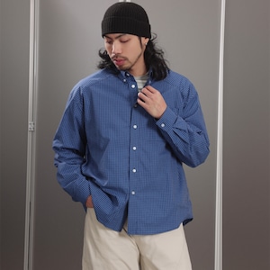 ブルーシフト・ニュアンスチェックシャツ A2120