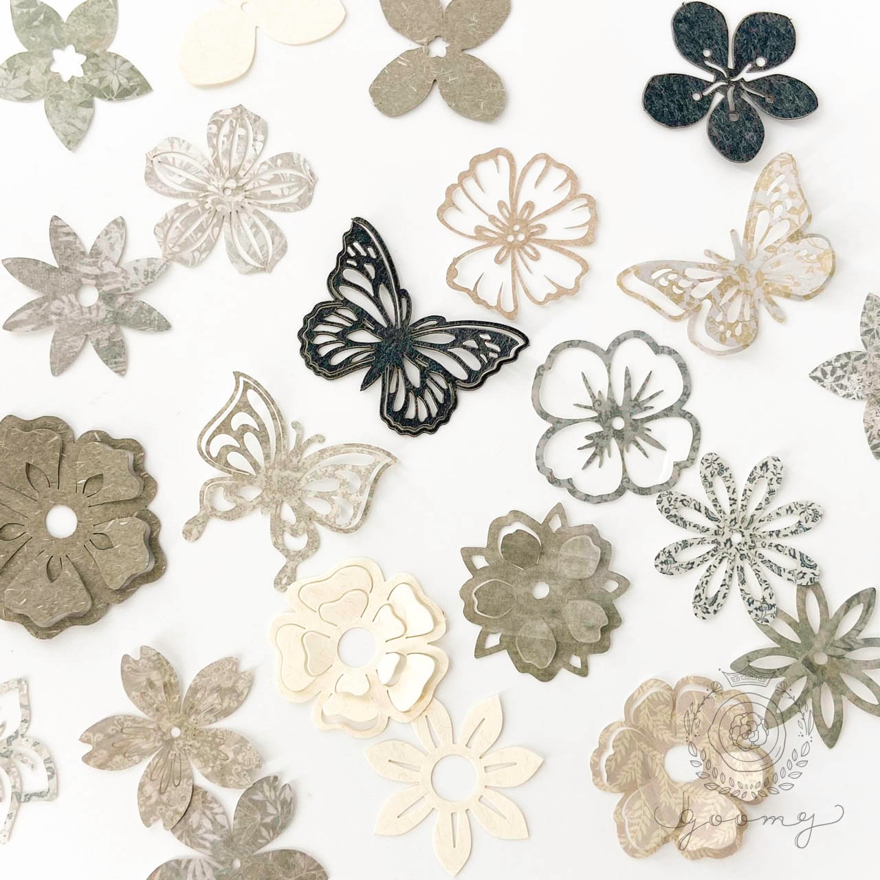 【再入荷】ダイカットミニペーパー Encounter Garden <P386>