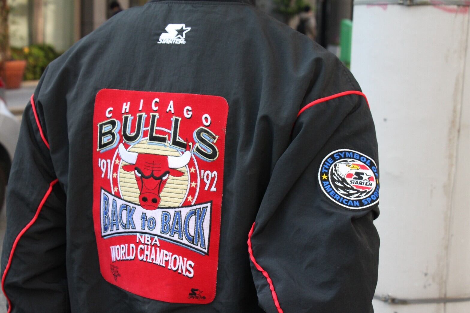 90s STARTER CHICAGO BULLS USA製