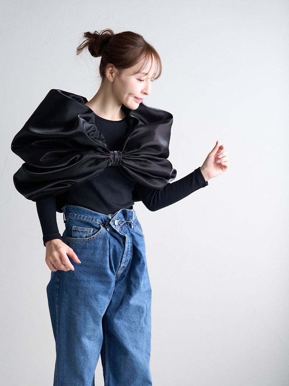 2024AW SALE!!】 Big Ribbon Cape ビッグリボンケープ☆決済から1週間