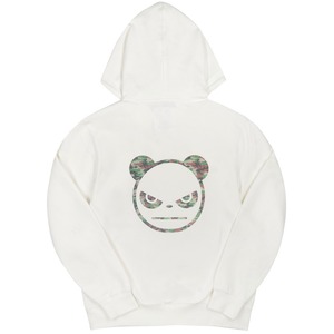 【HIPANDA ハイパンダ】メンズ フーディー スウェット MEN'S CAMOUFLAGE LAME BACK PRINT HOODIE SWEAT SHIRT / WHITE・BLACK