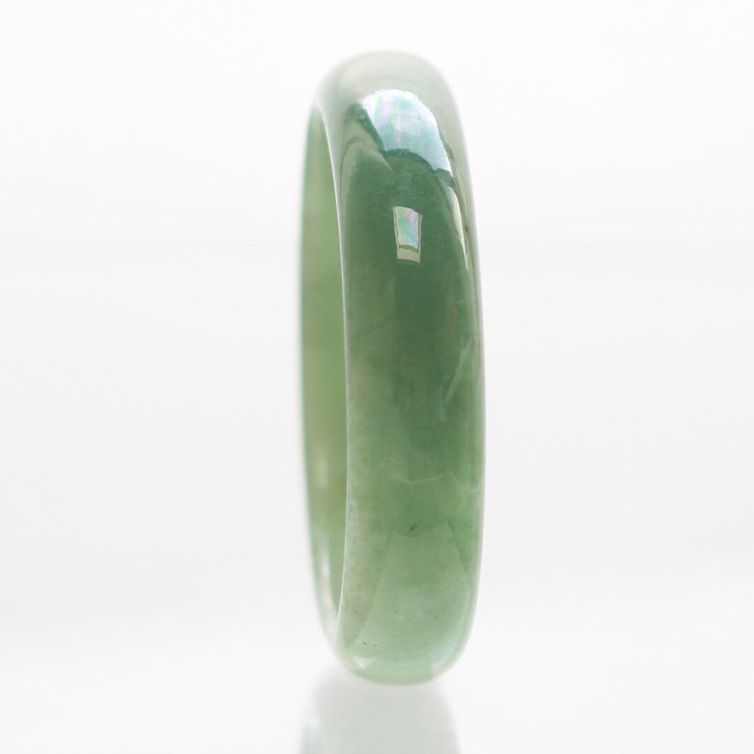 天然正規翡翠 緑色 バングル Amazon.co.jp: 天然翡翠バングル 自然な濃い緑の手彫りの広い