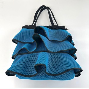 アンバサンド Ampersand Wmesh frill drawstring bag