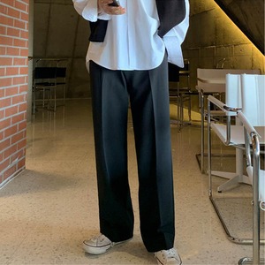 ドレープストレートパンツ　MT0080116