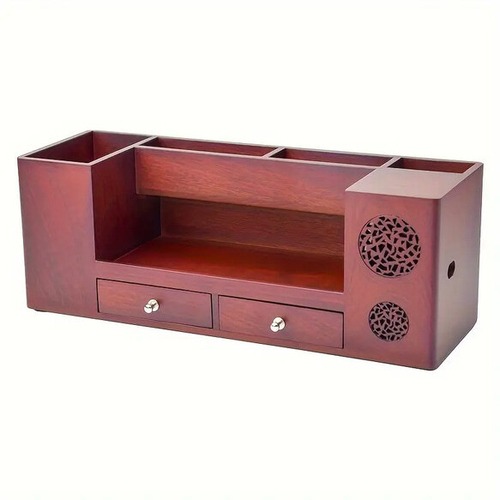 小物収納棚 多機能 ペンホルダー 木製 幅30cm デスク収納 キッチン収納 ヴィンテージ おしゃれ 北欧