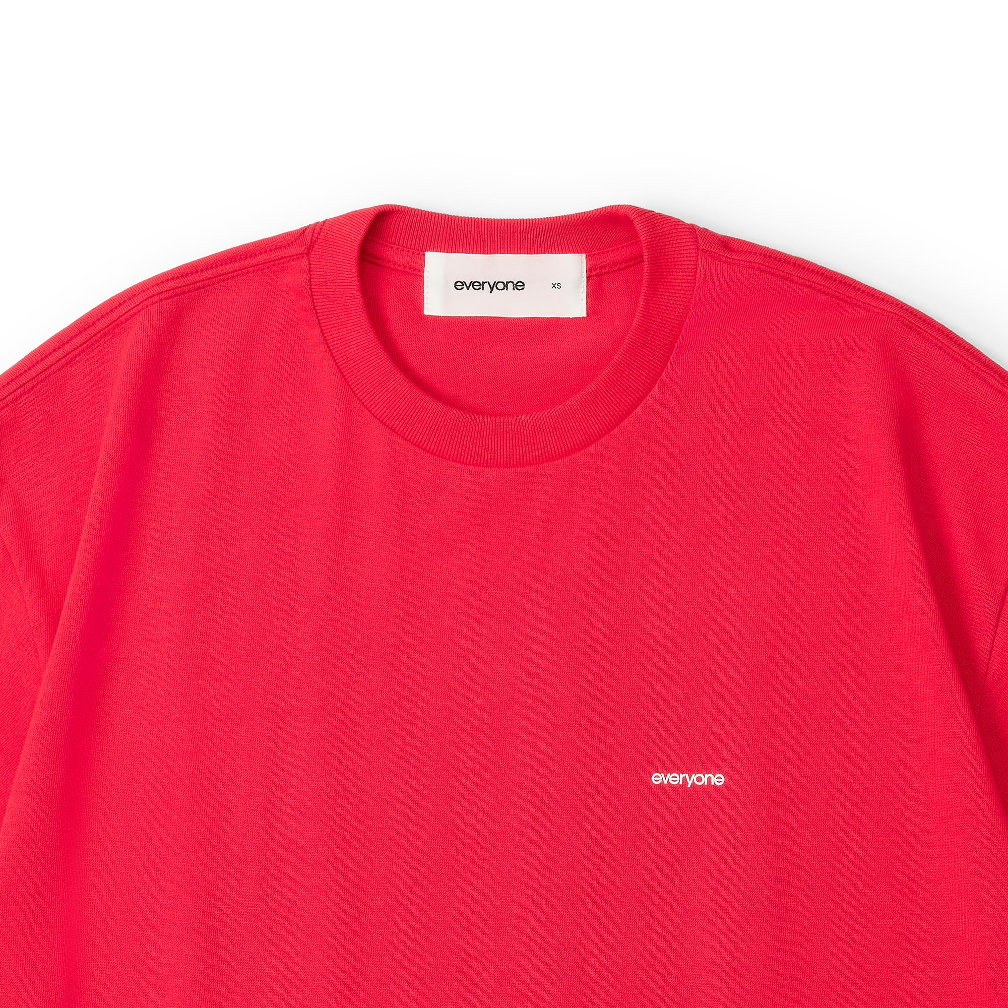 everyone original logo american cotton tee petit (RED) | everyone