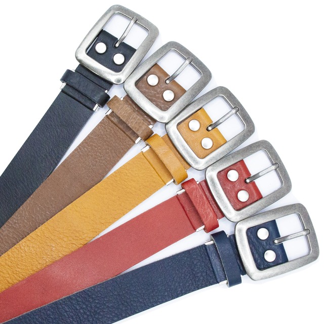 【栃木レザー バケッタ】本革ベルト 35mm幅　シンプル バックルベルト　｜日本製｜LOCAL WORKS