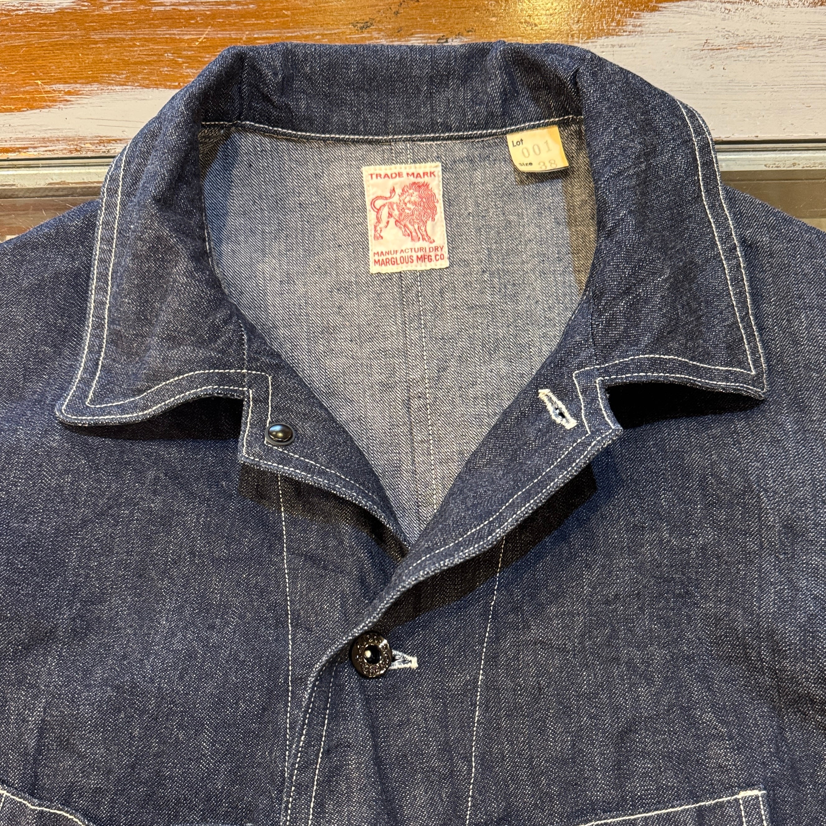 ジャケット・アウター LION BRAND Denim Coverall Jacket SIZE44 LION BRAND “DENIM COVERALL JACKET” | MASUYA