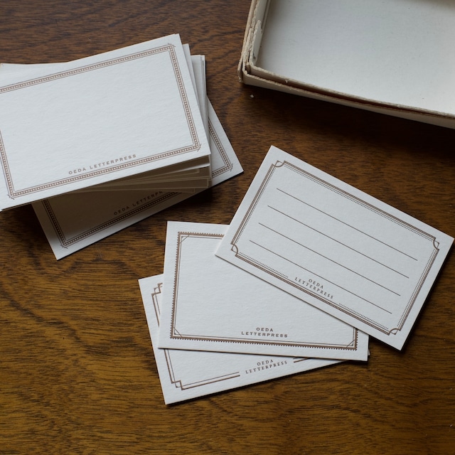 大枝活版室 Flame Card Box  / フレーム カードボックス〈 ペーパーアイテム・ギフトカード・メッセージカード・活版 〉
