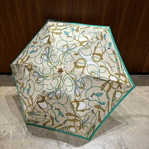 manipuri : 2 折りたたみ傘　(ウッドハンドル)　ネイティブビット