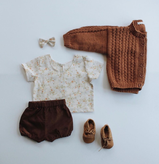 Rusty cotton cardi