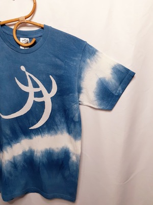 手染め&手書きTシャツ(藍染)