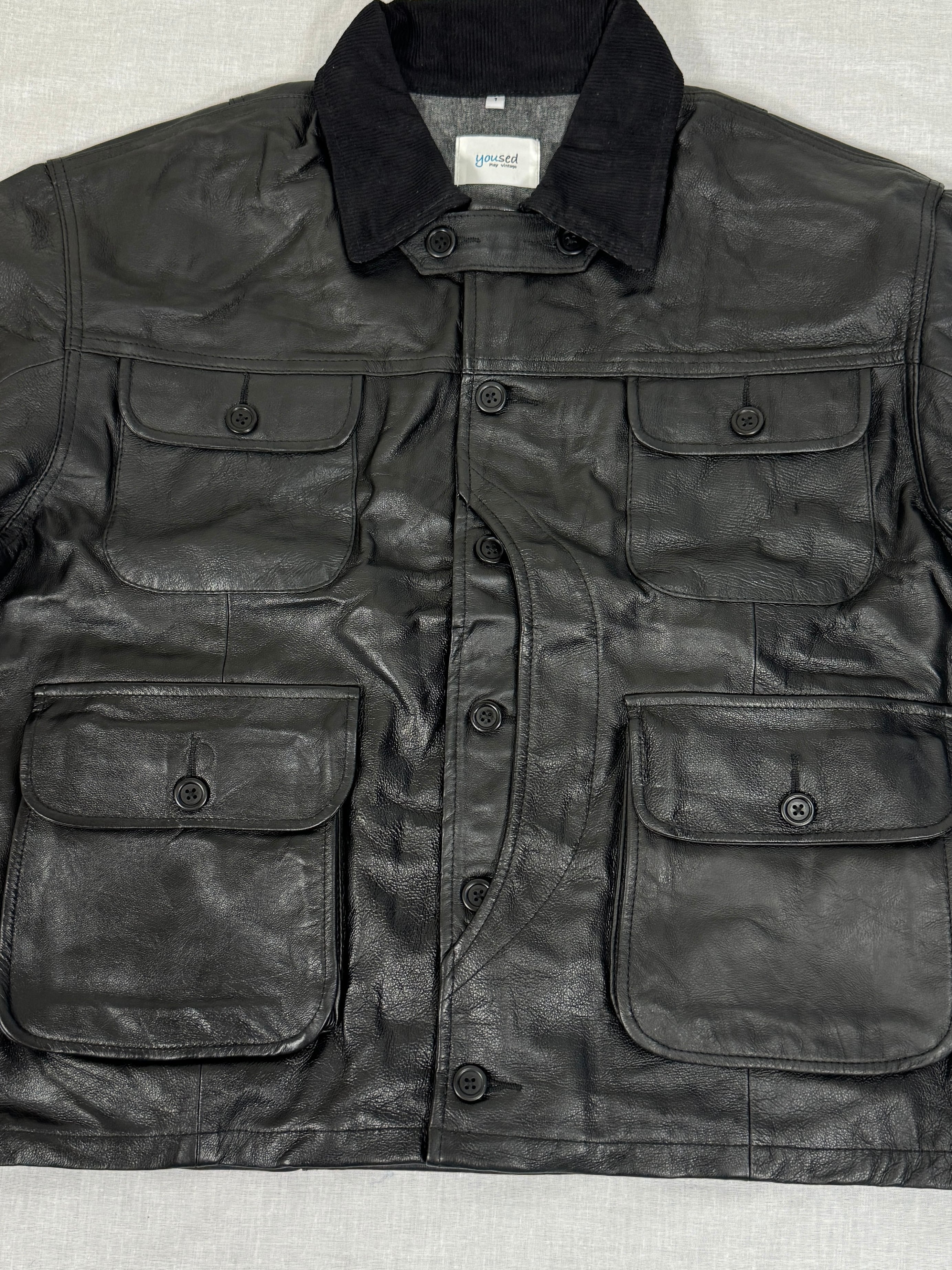 Leather Classic Warden Jacket | yoused