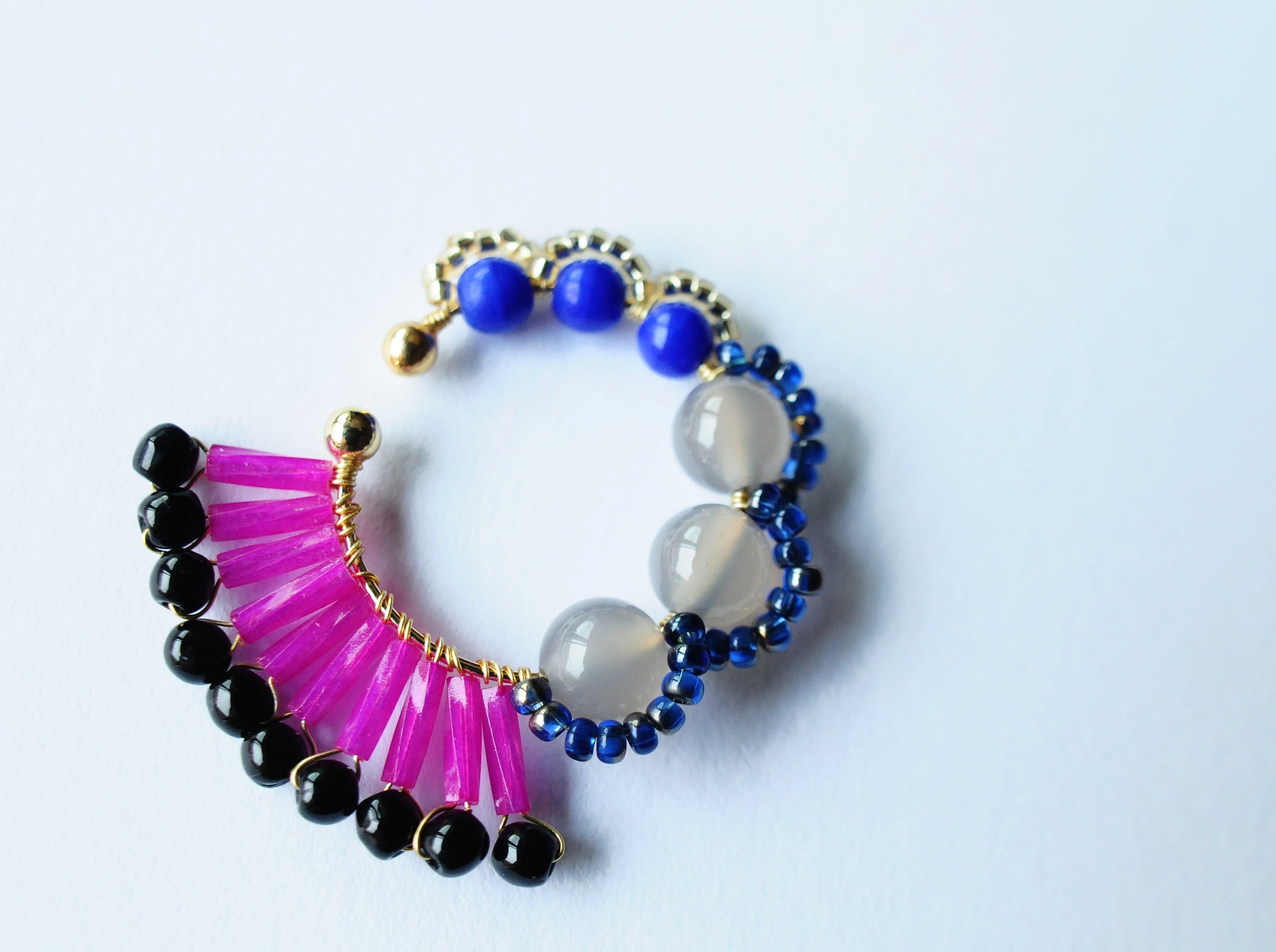 ＜Rollo～イロヅクビジュー～＞イヤーカフ『 ハミングバード/hummingbird 』<N>