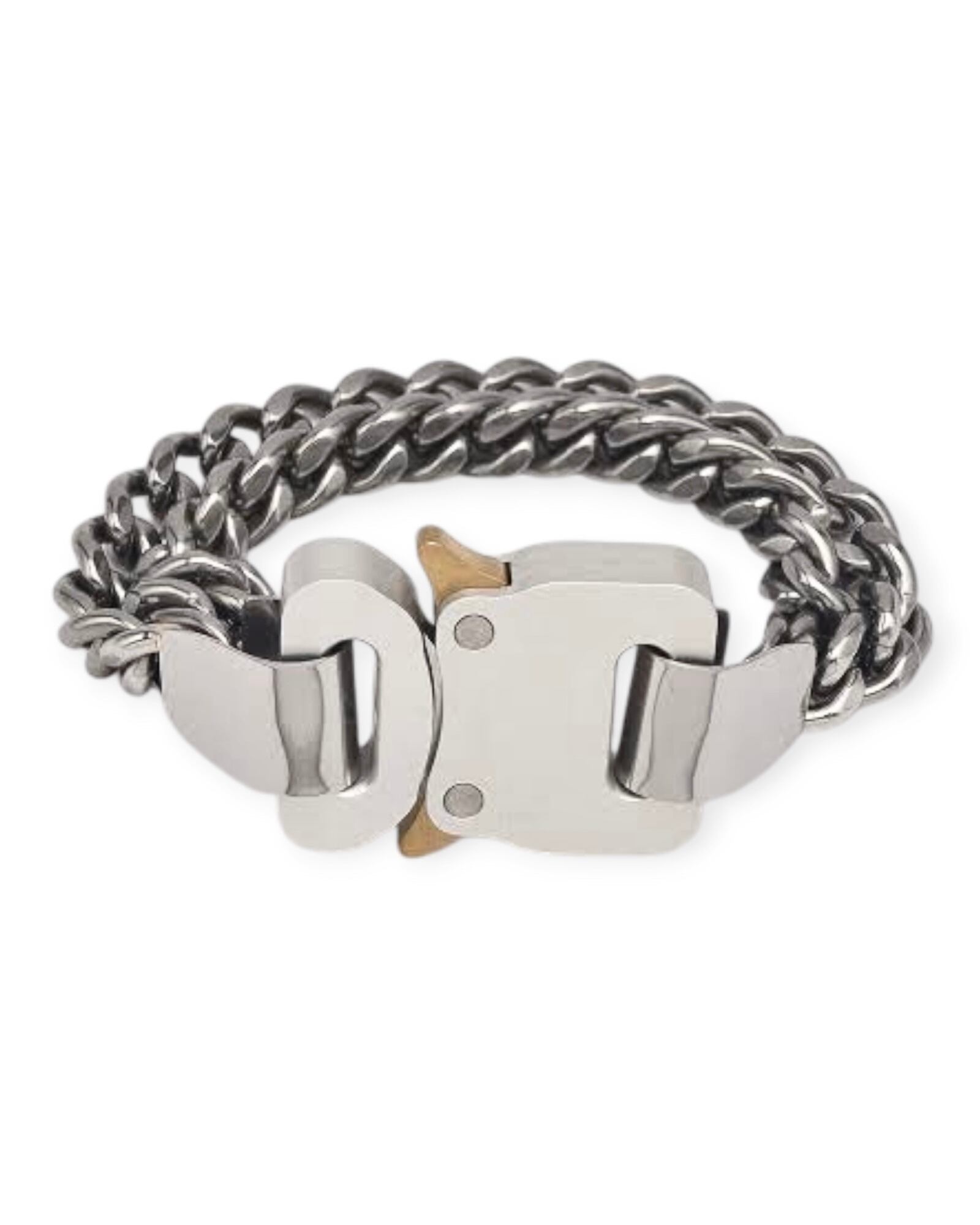 1017 ALYX 9SM / 2X CHAIN METAL BUCKLE BRACELET