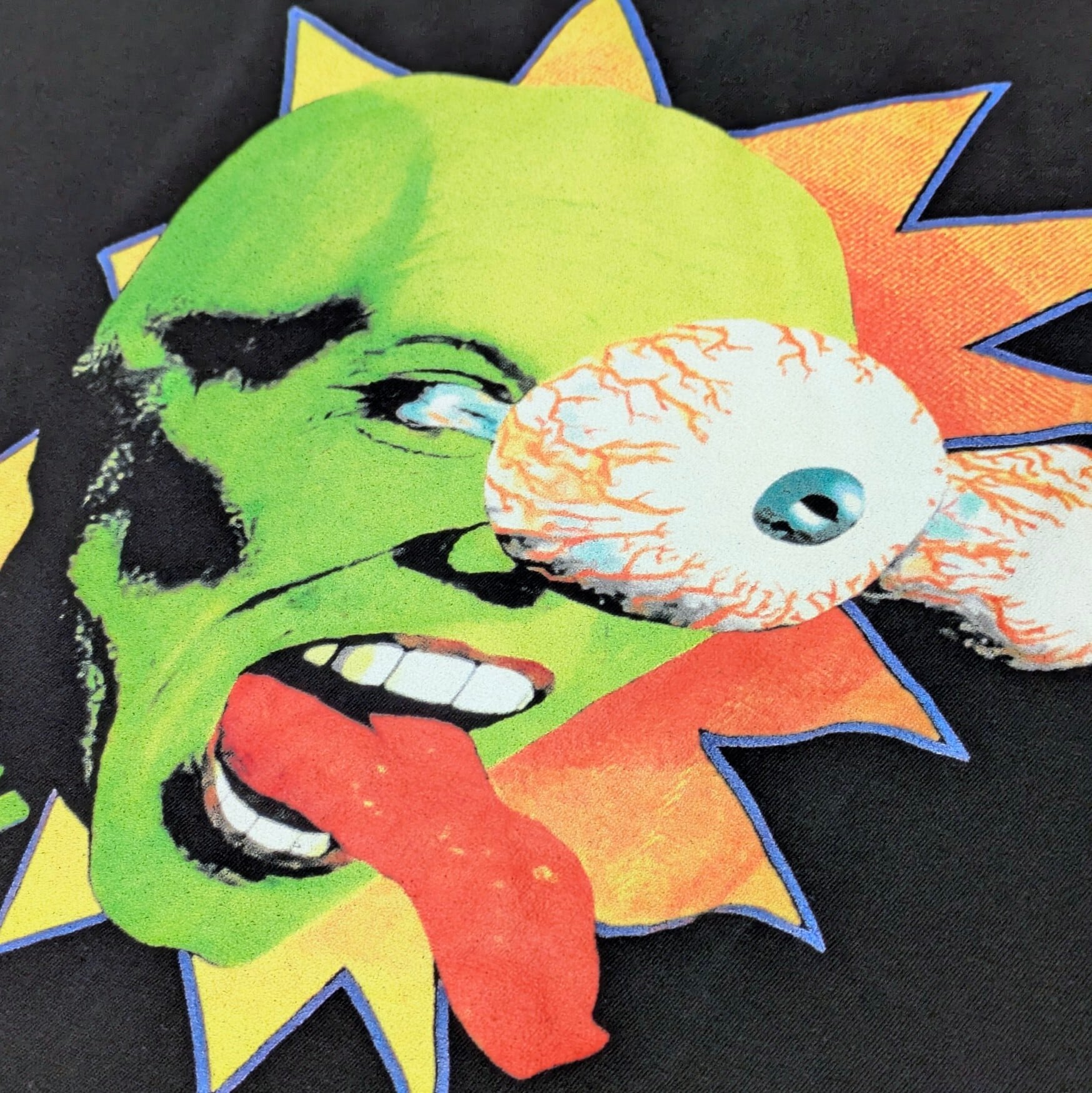 【 The Mask （マスク）】目ん玉ビヨーン(笑) / 映画Tシャツ / Tシャツ / 90年代映画〚アメリカン雑貨 アメトイ〛