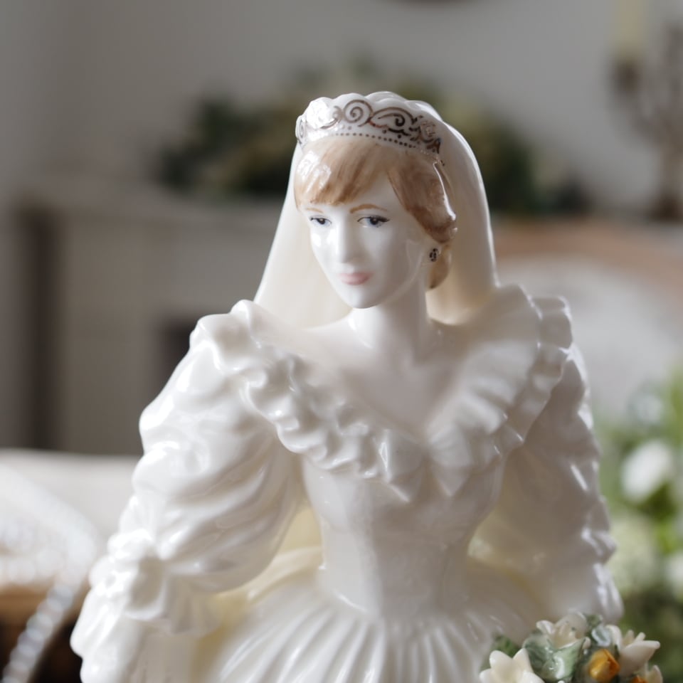 英国コールポート 限定フィギュリン※台座付 ダイアナDiana