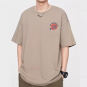 バックプリントコットンTシャツ A4327