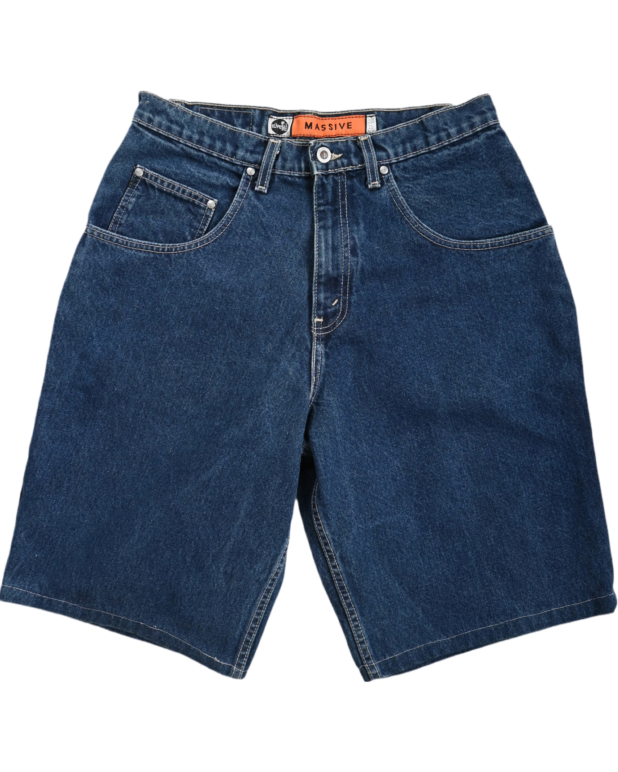 90s OLD STUSSY/Denim Shorts/WORKGEAR/USA製/W32/デニムショーツ