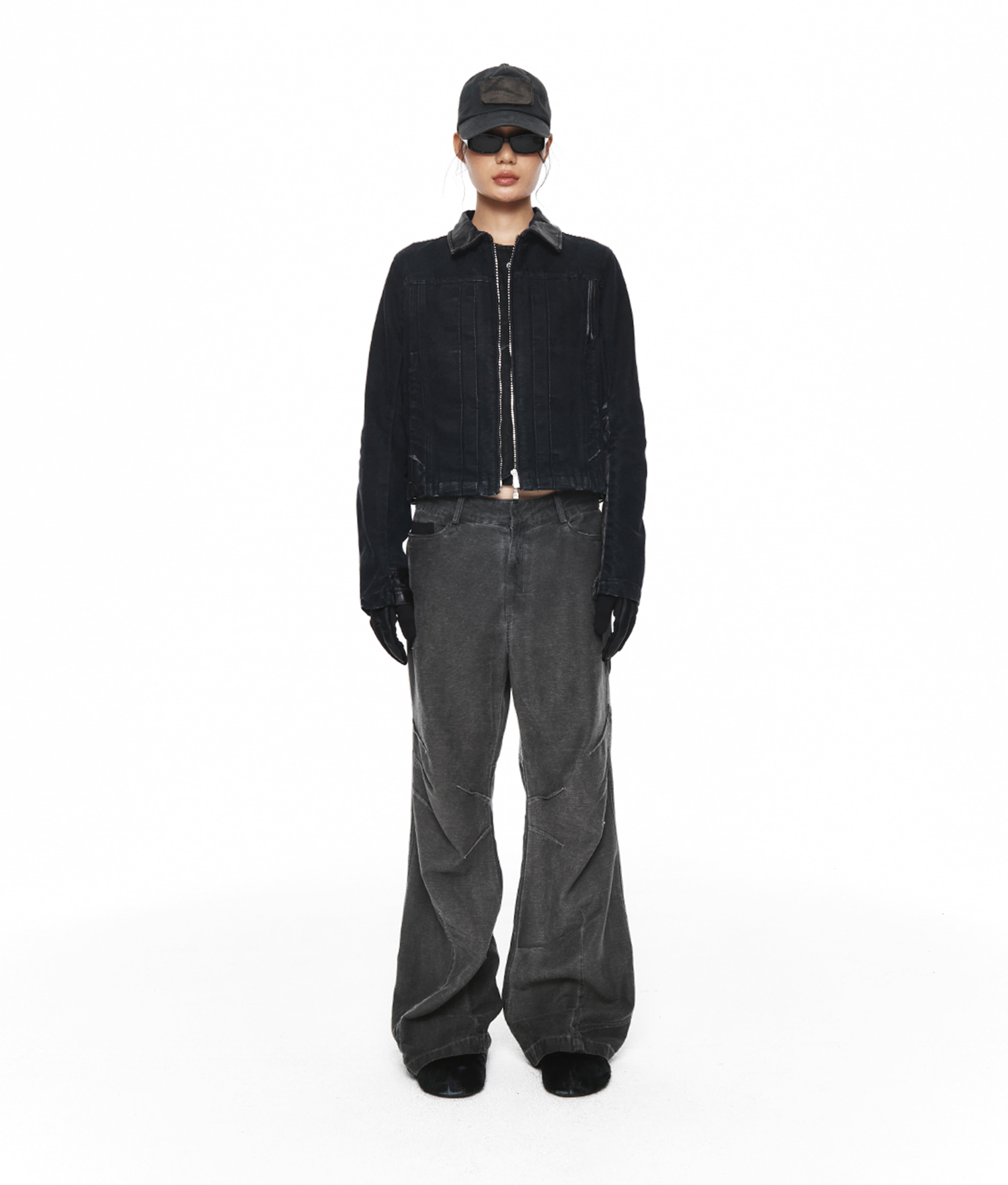XLIM (エクスリム) EP.8 WOMEN 03 TROUSERS XLIM] EP.8 WOMEN 03 TROUSERS COLOR : WASHED BLACK 正規品 韓国