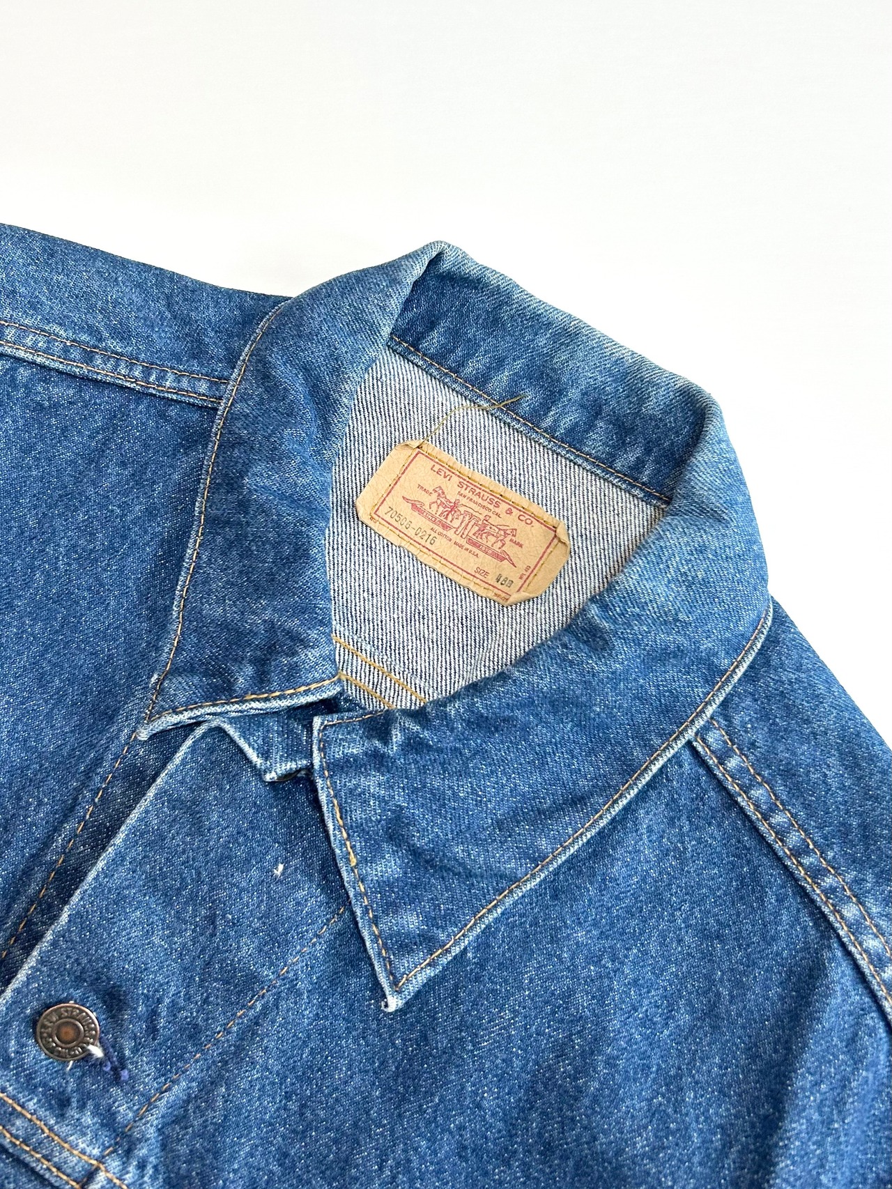 80s Levi’s 70506 DENIM JACKET MADE IN USA Size 48