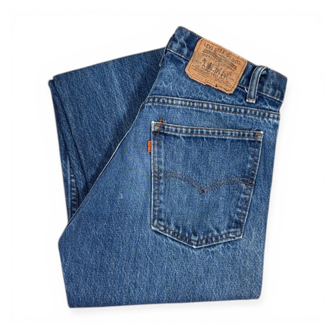 80s リーバイス 505 USA製 ヴィンテージ ジーンズ タロン42 ストレート デニムパンツ Levis サイズW32 古着 EA0351
