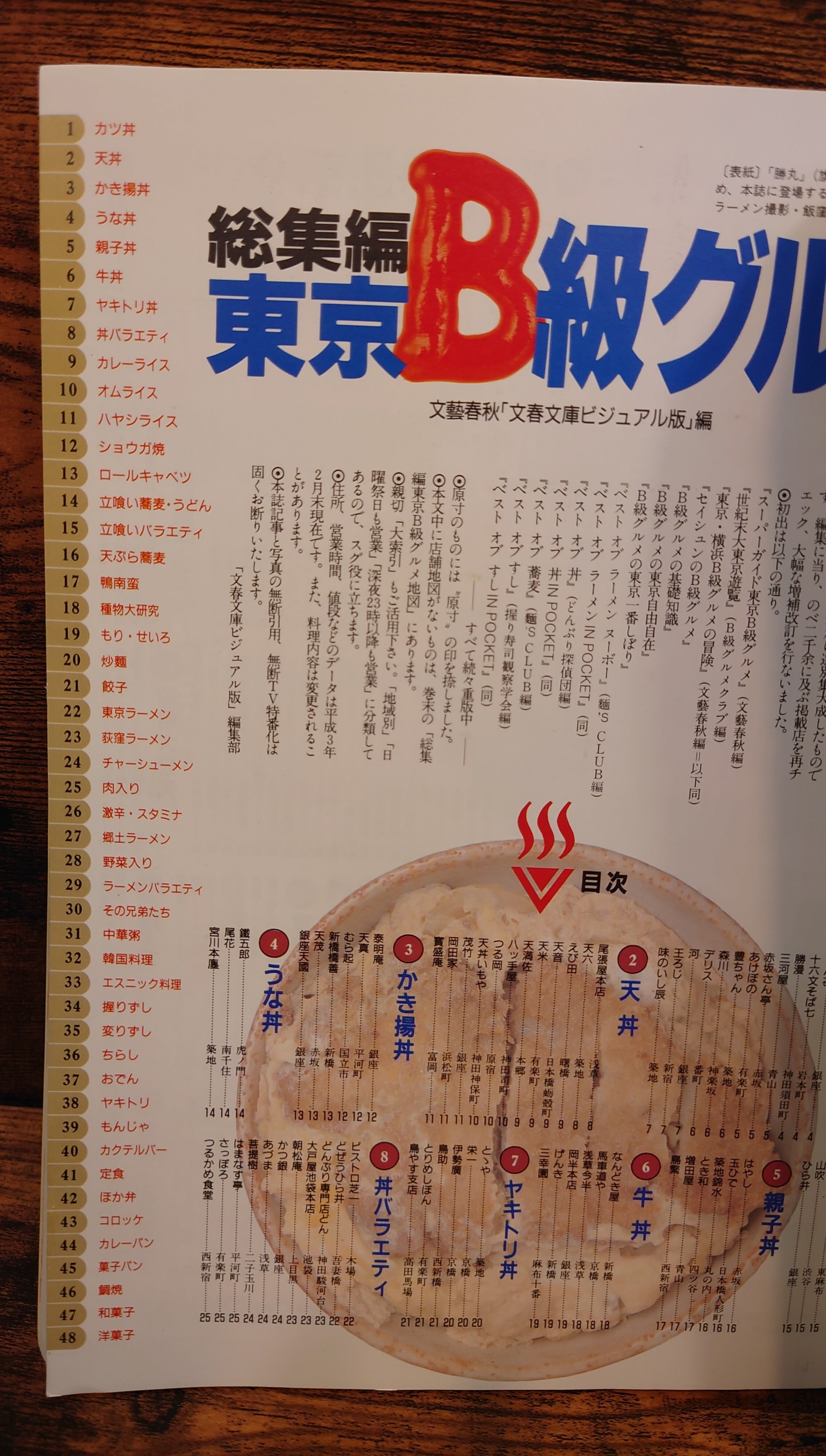 総集編 東京B級グルメ（文春MOOK） | 弥生坂 緑の本棚
