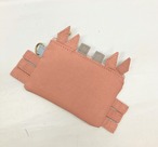 パスケース　ミニポーチ　 カニ｜とりさん工房ーかわいいハンドメイドポーチ
