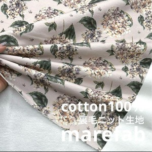 ★NY363 ◆1m◆綿100%裏毛ニット生地◆オリジナルプリント