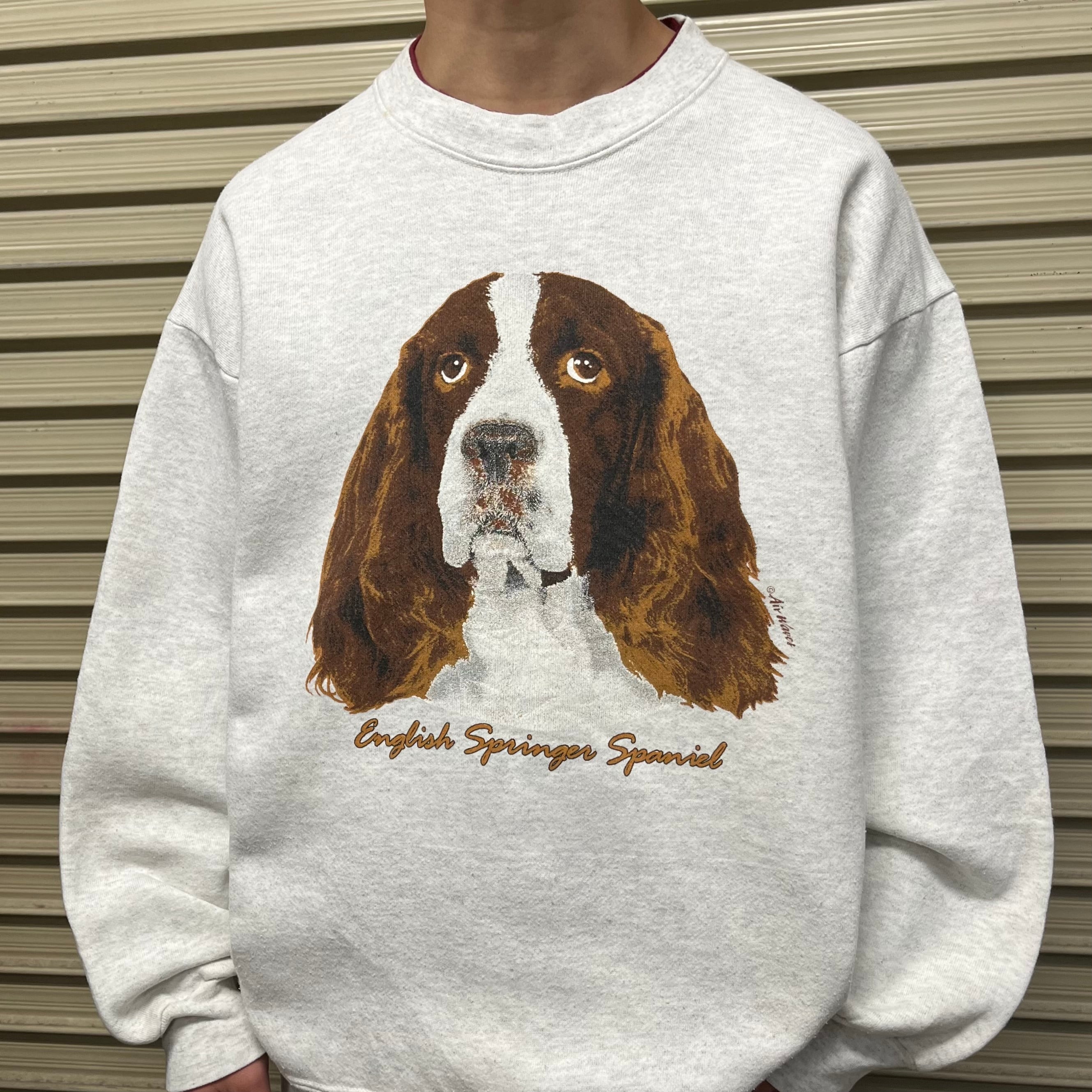 90s ヴィンテージ 犬 Dog スウェット USA製 ハスキー