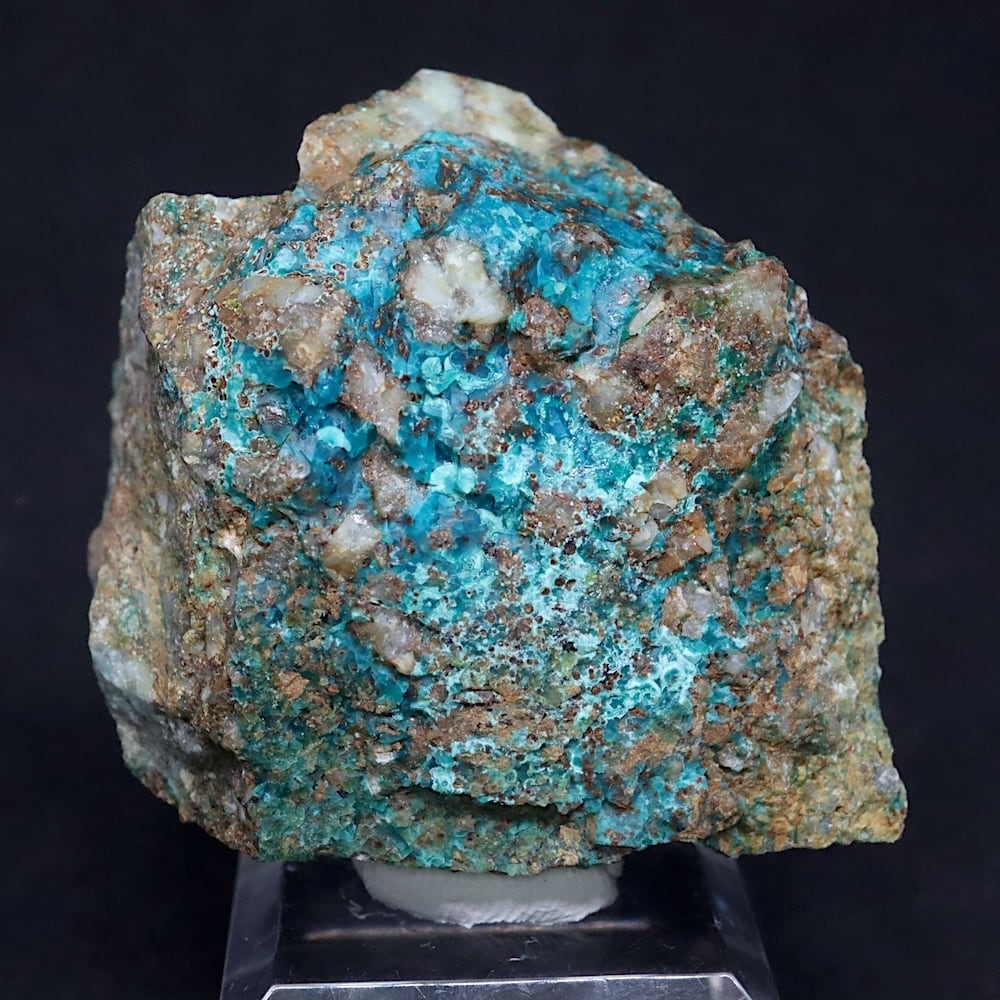 パワーストーン　天然石　クリソコラ　珪孔雀石　原石　37 g　No.55 パワーストーン天然石クリソコラ珪孔雀石原石37 gNo.55