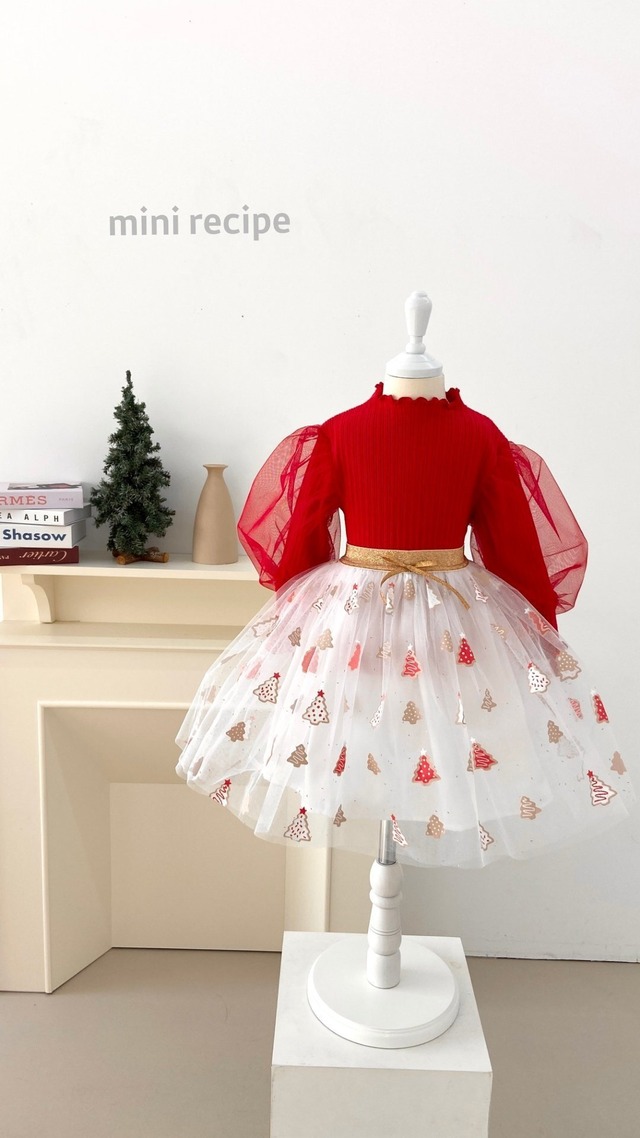 【即納】<minirecipe>  Mary sha golji T(S/M/L)