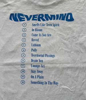 -NIRVANA- Vintage 90s M NEVER MIND T-shirt made in USA